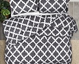 Queen Comforter Set (Grey) With 2 Pillow Shams - Bedding Comforter Sets ... - £47.89 GBP