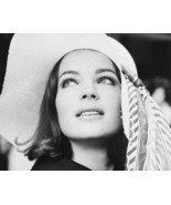 Romy Schneider beautiful portrait wearing hat with scarf 16x20 Poster - $34.16 CAD