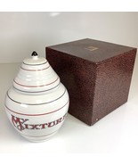Vtg Dunhill My Mixture Ceramic Pipe Tobacco Jar Pot w/Lid &amp; Box Made in ... - $10,410.68 MXN