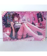 Kafka Waifu Card Anime Girl Glitter Pink Stockings Wall Art Oversized Bo... - €19,60 EUR