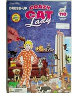 Crazy Cat Lady Cat Lovers 110 Cling Stickers Create Fun Scenes Adults &amp; ... - $25.26 CAD