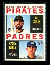 2013 Topps Heritage Rookie Stars Baseball Card #388 Solis Pirates Kelly Padres - £7.73 GBP
