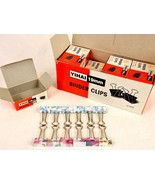 144 Pack Fashon Binder Clips, 19mm/0.75&quot;, Colorful Pastel Floral Prints,... - $26.81 CAD