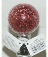 Ganz EX20299 Red Sequined Ornament Light UP Bottle Stopper - £15.81 GBP