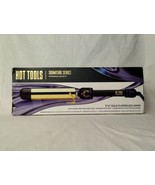 Hot Tools Pro Signature Series Gold 1.5” Curling Iron Wand Flipperless -... - £15.61 GBP
