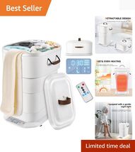 Compact 27L Towel Warmer for Bathroom - LCD Display &amp; Auto Shut-Off Safety - $148.45