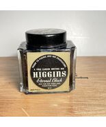 Vintage Higgins Eternal Black Empty Glass Ink Bottle Proof to Fading Era... - $16.14 CAD