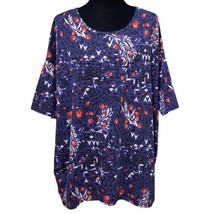 Lularoe Irma Top Geometric Floral High Low Tunic Womens Size XL - $14.99