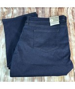 NEW NYDJ Barbara Boot Cut Womens Size 26W Dark Blue Jeans Denim Pants 48x32 - £33.63 GBP