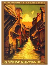 6063.Ponte audemer La Venice Normande Travel 18x24 Poster.French Art Decorative. - £22.38 GBP