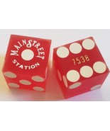 Pair of Dice  The MainStreet Station Hotel &amp; Casino &amp; Brewery Las Vegas ... - $9.95