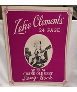 ZEKE CLEMENTS - ORIGINAL 1944 SONG FOLIO / SOUVENIR PROGRAM - VG CONDITION - $20.00