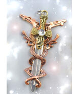 HAUNTED NECKLACE DRAGON'S KNIGHTED GIFTS HIGHEST LIGHT COLLECT MAGICK AL... - $197.33