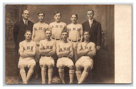RPPC Arlington High School Basketball Team 1910-11 Champions St Paul MN Postcard - £35.52 GBP
