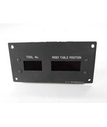 Mazak H-500 Digital Tool Index Table Position 34746220010 / IPM-100 N-09 - $2,333.29 MXN