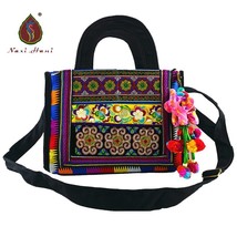Bohemia Embroidered Women bags Retro Canvas Bags Ethnic women travel shoulder in - £42.97 GBP