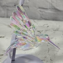 Iridescent Acrylic Hummingbird Ornament Suncatcher  - £7.77 GBP