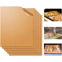 Grill Mat Set Of 7-100% Non-Stick Bbq Grill Mats&amp;Baking Mats, Pfoa Free, Heavy D - £25.56 GBP