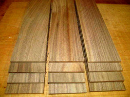 Wholesale Hundred (100) Thin Sanded Black Walnut 12&quot; X 3&quot; X 1/4&quot; Lumber Wood - £140.75 GBP