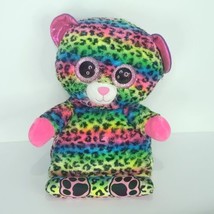 Ty Tablet Ipad Holder Lance Plush Stuffed Animal Multicolored Leopard Ca... - $29.69