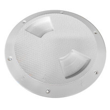 Sea-Dog Textured Quarter Turn Deck Plate - White - 5&quot; - £21.57 GBP
