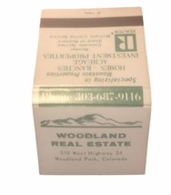 Woodland Real Estate Woodland Park, Colorado Matchbook - $92.89 MXN