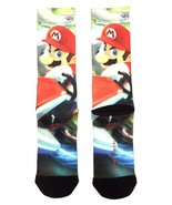NINTENDO SUPER MARIO BROS MARIO KART 8 SUBLIMATED ALL OVER PRINT MENS CR... - $143.72 MXN