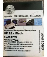Commander HP 98 Ink Cartridge Deskjet Officejet Remanufactured BLACK Ink... - £11.76 GBP