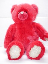 FAO Schwarz Ruby Bear Stuffed Animal Red Plush 60 cm 24&quot; - £16.01 GBP