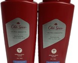 2x Old Spice Ultra Smooth Moisturizing Body &amp; Face Wash Clean Slate 16 O... - £19.83 GBP