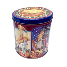 Baker&#39;s Estate Shortbread Cookies Food Tin Metal Storage Canister Victorian Chil - £13.41 GBP