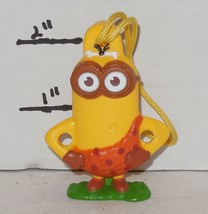 2015 Caveman Minion 2.5&quot; General Mills Cereal Backpack Charm Despicable Me - £8.08 GBP