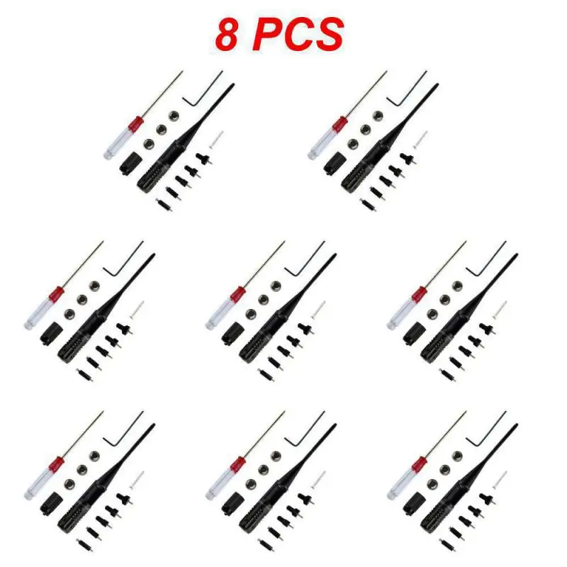 1~8PCS Red Dot Laser Pointer Boresighter Bore Sighter Kit .22 To.50 Cali... - $64.26