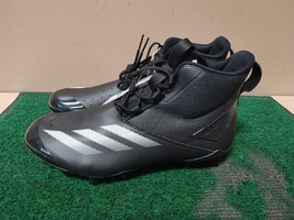 Adidas Adizero Octane High Top Mens Football Cleats Size 12 Black/White IF5116 - £45.81 GBP