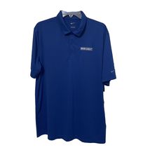 Nike Blue Bud Light Beer Polo Shirt Mens Large Short Sleeve Athletic NEW - £18.87 GBP