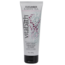 Vitabath  cucumber &amp; White Teady Cream, C, 8 Fluid Ounce  by Vitabath - £12.75 GBP