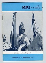 Rio Weekly  U S S Ranger Visit 1958 Rio de Janiero Tourist Booklet  - £11.05 GBP