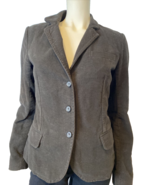 J. Crew Cordless Corduroy Blazer Women&#39;s M Brown - $23.44 CAD