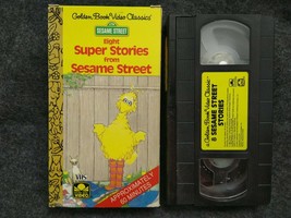 VHS Sesame Street - Eight Super Stories (VHS, 1985) - $10.99