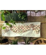 White/Pink/ Grey Non Adjustable Loop Up Valance/Curtain - £15.51 GBP