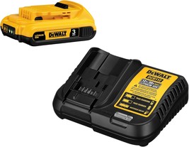 Black 3-Ah Dewalt 20V Max Battery Pack With Charger (Dcb230C). - £89.16 GBP