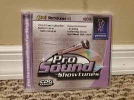 Pro Sound Showtunes: Sing Showtunes V.3 1120G (CDG, 2001) - £11.20 GBP