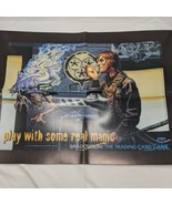 Retail Store Promo Shadowrun TCG Poster Play With Some Real Magic 22&quot; X 17&quot; - £63.31 GBP