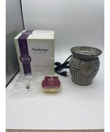 Scentsy Charlemagne &amp; Charred 6&quot; Tall Warmer, Full Size With 1 Pack Of S... - £23.59 GBP