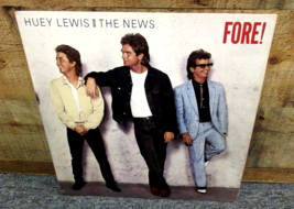 Huey Lewis and the News, FORE!. 1986 Pop Rock, Rock Chrysalis OV-41534 - £11.95 GBP