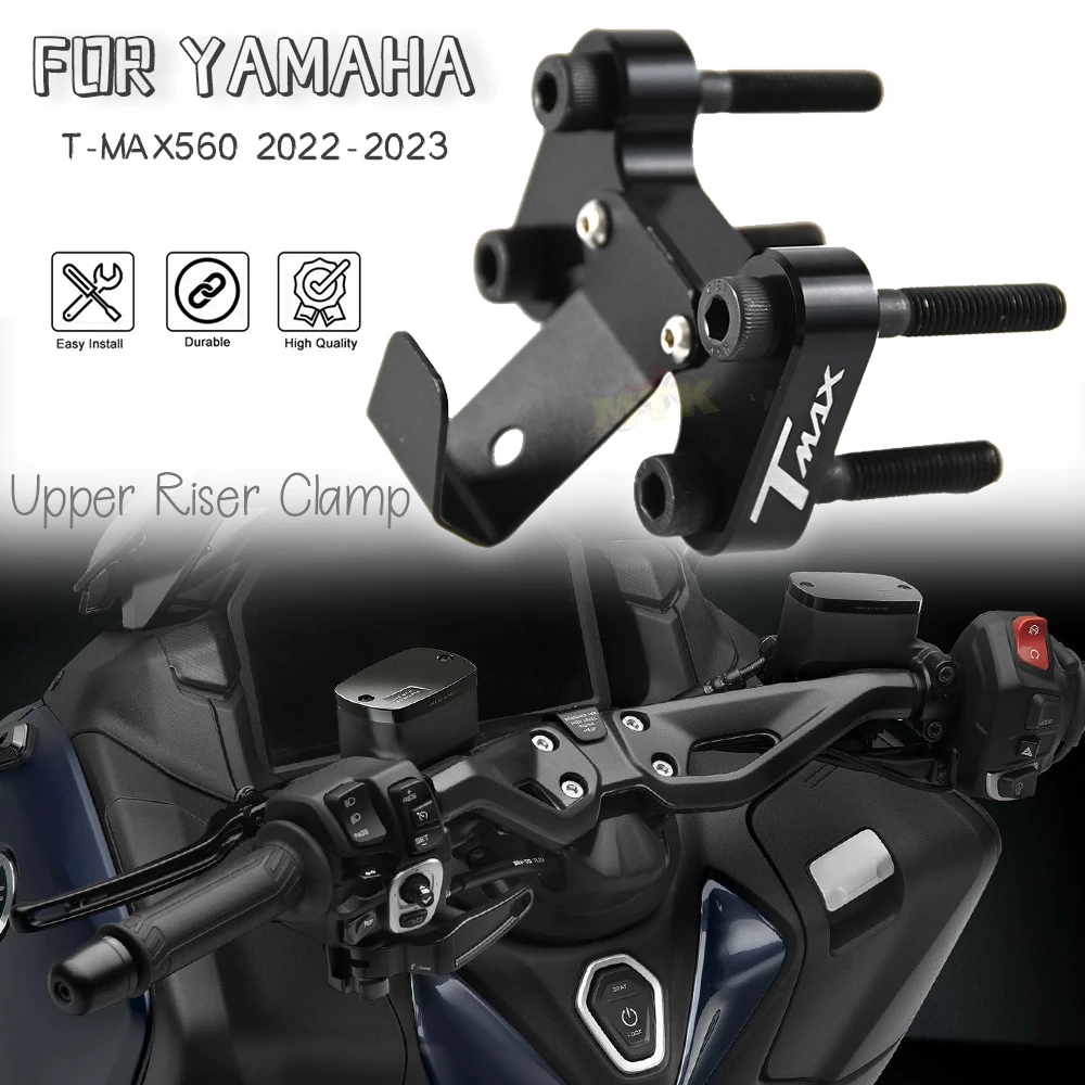 MTK for yamaha tmax560 Upper Riser Clamp TMAX560 T MAX 560 T-MAX560 Moto... - £45.20 GBP