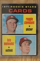 1971 Topps Baseball Card Rookie Stars Reggie Cleveland Luis Melendez #216 RC - £3.97 GBP