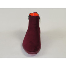 Men's TAYNO Chelsea Chukka Soft Micro Suede Zip up Boot Coupe S Wine image 6
