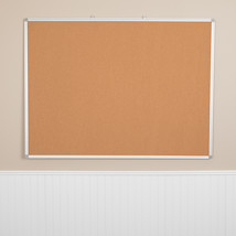 47.25&quot;W x 35.5&quot;H Cork Board YU-YCN-004-GG - £76.13 GBP