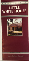 Vintage Little White House Brochure Franklin Roosevelt Warm Springs Geor... - £10.19 GBP